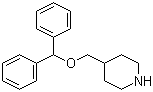 4-[(Diphenylmethoxy)methyl]piperidine molecular structure (CAS 136647-21-7)