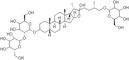 structure of CAS# 136656-07-0, Timosaponin B II