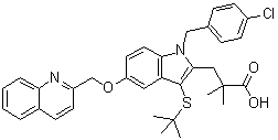 Quiflapon molecular structure (CAS 136668-42-3)