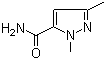 1,3-Dimethyl-1H-pyrazole-5-carboxamide molecular structure (CAS 136678-93-8)