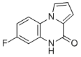 7-fluoropyrrolo[1,2-a]quinoxalin-4(5H)-one molecular structure (CAS 136773-67-6)
