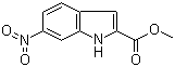 6-Nitro-1H-indole-2-carboxylic acid methyl ester molecular structure (CAS 136818-66-1)