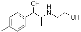 alpha-[1-[(2-Hydroxyethyl)amino]ethyl]-4-methylbenzenemethanol molecular structure (CAS 1368274-08-1)