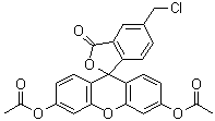 5-氯甲基荧光素二乙酸酯分子结构 (CAS 136832-63-8)