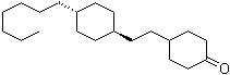 trans-4-[2-(4-Heptylcyclohexyl)ethyl]cyclohexanone molecular structure (CAS 136854-27-8)
