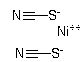 structure of CAS# 13689-92-4, Nickel thiocyanate;Nickel(2+) thiocyanate; Nickel(II) thiocyanate