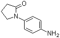 1-(4-Aminophenyl)pyrrolidin-2-one molecular structure (CAS 13691-22-0)