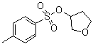 四氢呋喃-3-基对甲苯磺酸酯分子结构 (CAS 13694-84-3)