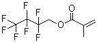 2,2,3,3,4,4,4-Heptafluorobutyl methacrylate molecular structure (CAS 13695-31-3)