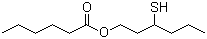 3-Mercaptohexyl hexanoate molecular structure (CAS 136954-22-8)