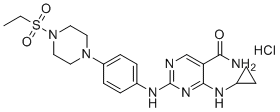 Cerdulatinib hydrochloride molecular structure (CAS 1369761-01-2)