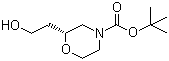 (R)-2-(2-Hydroxyethyl)-4-morpholinecarboxylic acid tert-butyl ester molecular structure (CAS 136992-21-7)