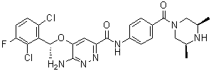 Ensartinib molecular structure (CAS 1370651-20-9)