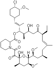 structure of CAS# 137071-32-0, Pimecrolimus