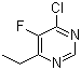 4-Chloro-6-ethyl-5-fluoropyrimidine molecular structure (CAS 137234-74-3)