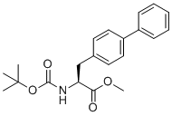 (S)-Methyl 3-([1,1'-biphenyl]-4-yl)-2-((tert-butoxycarbonyl)amino)propanoate molecular structure (CAS 137255-86-8)