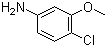 3-Methoxy-4-chloroaniline molecular structure (CAS 13726-14-2)