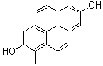 5-Ethenyl-1-methyl-2,7-phenanthrenediol molecular structure (CAS 137319-34-7)