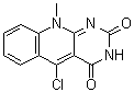 structure of CAS# 137347-70-7, 5-Chloro-10-methylpyrimido[4,5-b]quinoline-2,4(3H,10H)-dione
