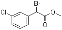 Bromo(3-chlorophenyl)acetic acid methyl ester molecular structure (CAS 137420-52-1)