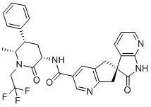 Ubrogepant molecular structure (CAS 1374248-77-7)