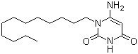 6-氨基-1-十二烷基-2,4(1H,3H)-嘧啶二酮分子结构 (CAS 137475-99-1)
