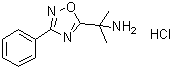 5-(2-Aminopropan-2-yl)-3-phenyl-1,2,4-oxadiazole hydrochloride molecular structure (CAS 1374774-68-1)