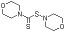 Morpholin-4-yl morpholine-4-carbodithioate molecular structure (CAS 13752-51-7)
