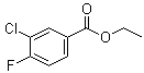 3-Chloro-4-fluorobenzoic acid ethyl ester molecular structure (CAS 137521-81-4)