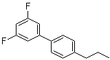 结构式 CAS# 137528-87-1, 4-丙基-3',5'-二氟联苯