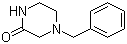 structure of CAS# 13754-41-1, 1-Benzyl-3-oxopiperazin;1-Benzyl-3-oxopiperazine; 4-Benzylpiperazin-2-one