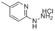 2-Hydrazinyl-5-methylpyridine hydrochloride molecular structure (CAS 1375477-15-8)