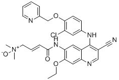 结构式 CAS# 1376615-55-2, 来那替尼二甲胺N-氧化物