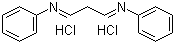 丙二醛双苯亚胺二盐酸盐分子结构 (CAS 137692-98-9)