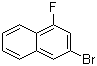 3-溴-1-氟萘分子结构 (CAS 13772-59-3)