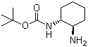 (1R,2R)-Boc-1,2-diaminocyclohexane molecular structure (CAS 137731-41-0)