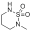 2-Methyl-1,2,6-thiadiazinane 1,1-dioxide molecular structure (CAS 137830-77-4)