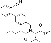 N-[(2'-Cyano[1,1'-biphenyl]-4-yl)methyl]-N-(1-oxopentyl)-L-valine methyl ester molecular structure (CAS 137863-90-2)
