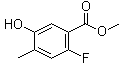 structure of CAS# 1378655-77-6, Methyl 2-fluoro-5-hydroxy-4-methylbenzoate