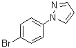 structure of CAS# 13788-92-6, 1-(4'-Bromophenyl)-1H-pyrazole;1-(4-Bromophenyl)-1H-pyrazole; 1-(4-Bromophenyl)pyrazole