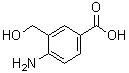 4-Amino-3-(hydroxymethyl)benzoic acid molecular structure (CAS 1378955-81-7)