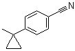 4-(1-Methylcyclopropyl)benzonitrile molecular structure (CAS 1379262-63-1)