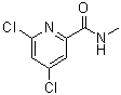 4,6-Dichloro-N-methyl-2-pyridinecarboxamide molecular structure (CAS 1379324-09-0)