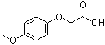 2-(4-Methoxyphenoxy)propanoic acid molecular structure (CAS 13794-15-5)