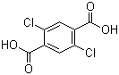 结构式 CAS# 13799-90-1, 2,5-二氯对苯二甲酸; 2,5-二氯-1,4-苯二甲酸