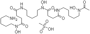 Deferoxamine mesylate molecular structure (CAS 138-14-7)
