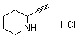 2-Ethynylpiperidine hydrochloride (1:1) molecular structure (CAS 1380680-53-4)