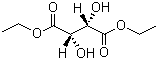 (-)-Diethyl D-tartrate molecular structure (CAS 13811-71-7)