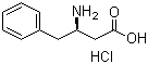 L-beta-Homophenylalanine hydrochloride molecular structure (CAS 138165-77-2)