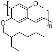 聚[2-甲氧基-5-(2-乙基己氧基)-1,4-苯撑乙烯撑]分子结构 (CAS 138184-36-8)